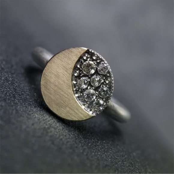 Women Fashion Cubic Zirconia Cool 925 Silver Ring Party Jewelry Gift - Picture 3 of 4